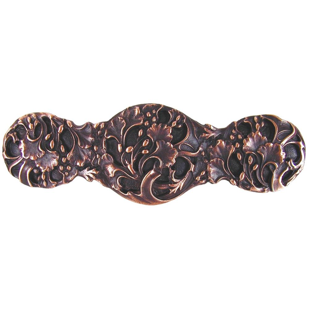 Notting Hill NHP-602-AC Florid Leaves Pull Antique Copper